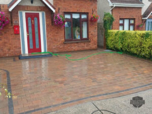 Kilsaran Paved Driveway with New Step in Limerick City