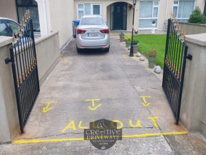 Tarmac Driveway with Barleystone Border in Limerick