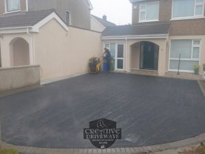 Tarmac Driveway with Barleystone Border in Limerick