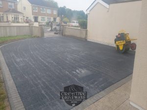 Tarmac Driveway with Barleystone Border in Limerick